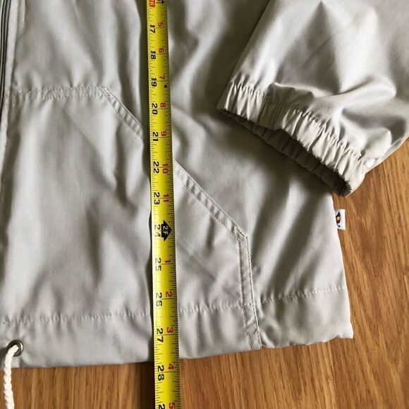 Vintage Hobie Windbreaker Jacket Striped Surfing Hooded 80s R3 - Picture 8 of 10